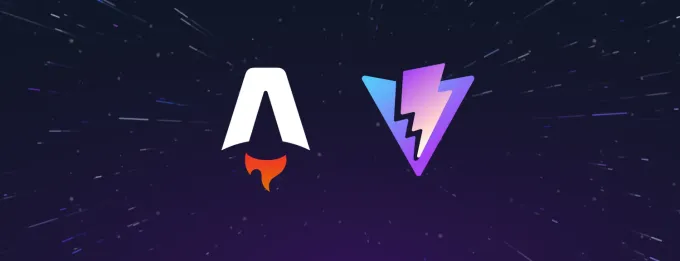 Astro and Vite logos together